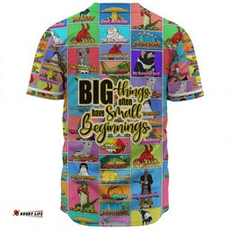 Australia Baseball Shirt - Australia's Iconic Big Things Postage Stamps Style Baseball Shirt
