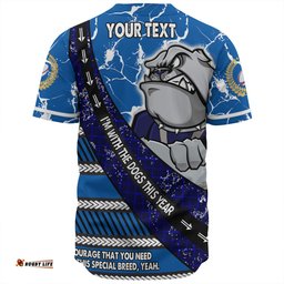 Canterbury-Bankstown Bulldogs Baseball Shirt - Theme Song For Rugby With Sporty Style