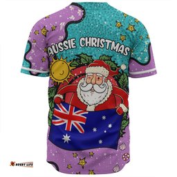 Australia Christmas Custom Baseball Shirt - I'm the Perfect Present Purple Baseball Shirt