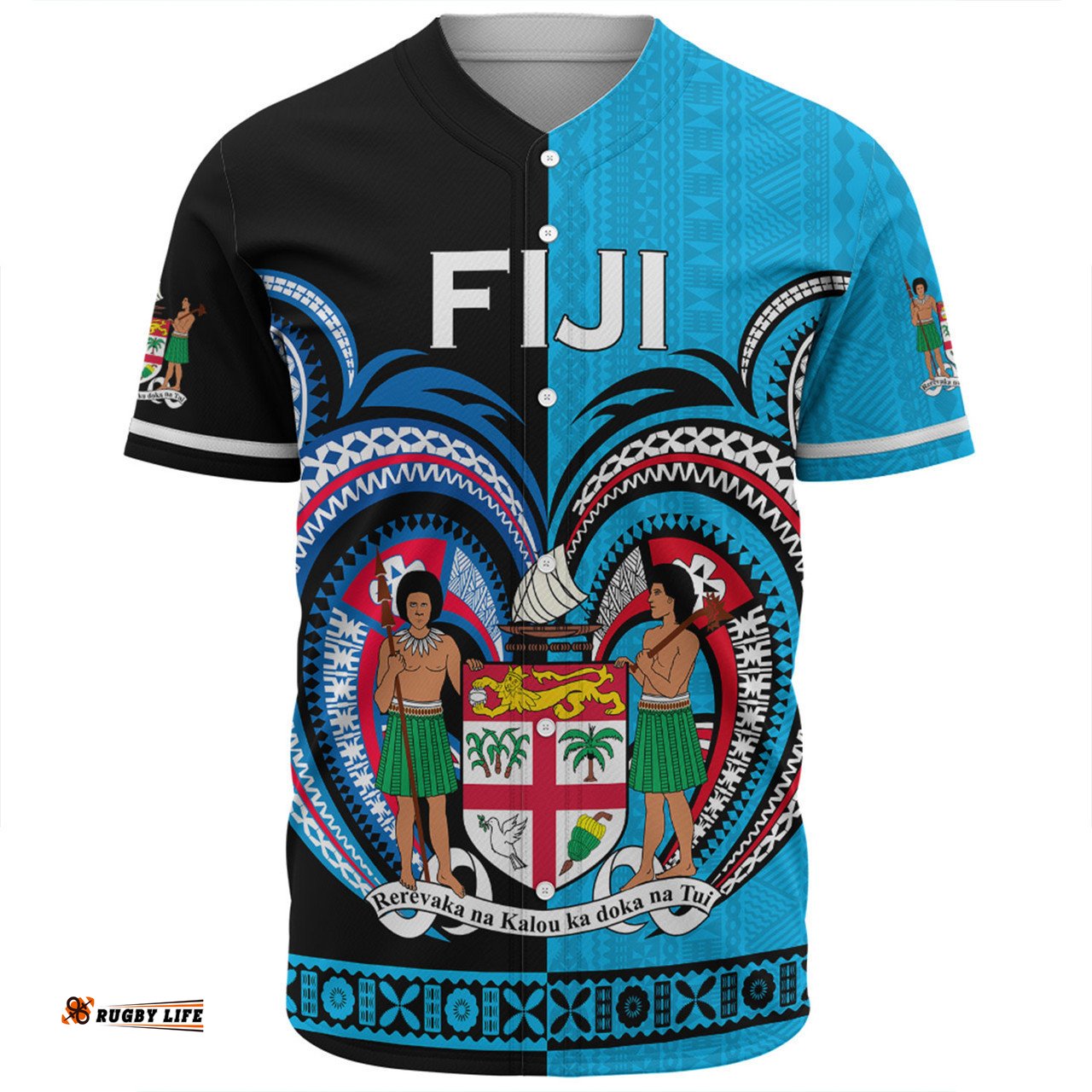 Australia South Sea Islanders Baseball Shirt - Fiji Is My Heart Baseball Shirt