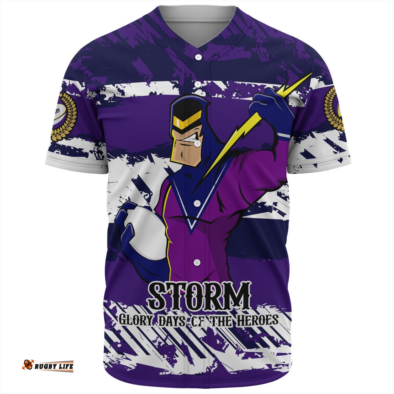 Melbourne Storm Baseball Shirt - Theme Song Inspired