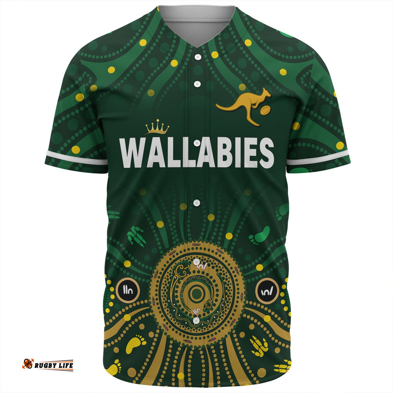 Australia Aboriginal Custom Baseball Shirt - Snake Circle And Symbols With Aboriginal Style Baseball Shirt