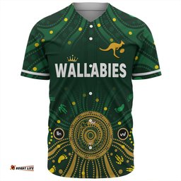 Australia Aboriginal Custom Baseball Shirt - Snake Circle And Symbols With Aboriginal Style Baseball Shirt