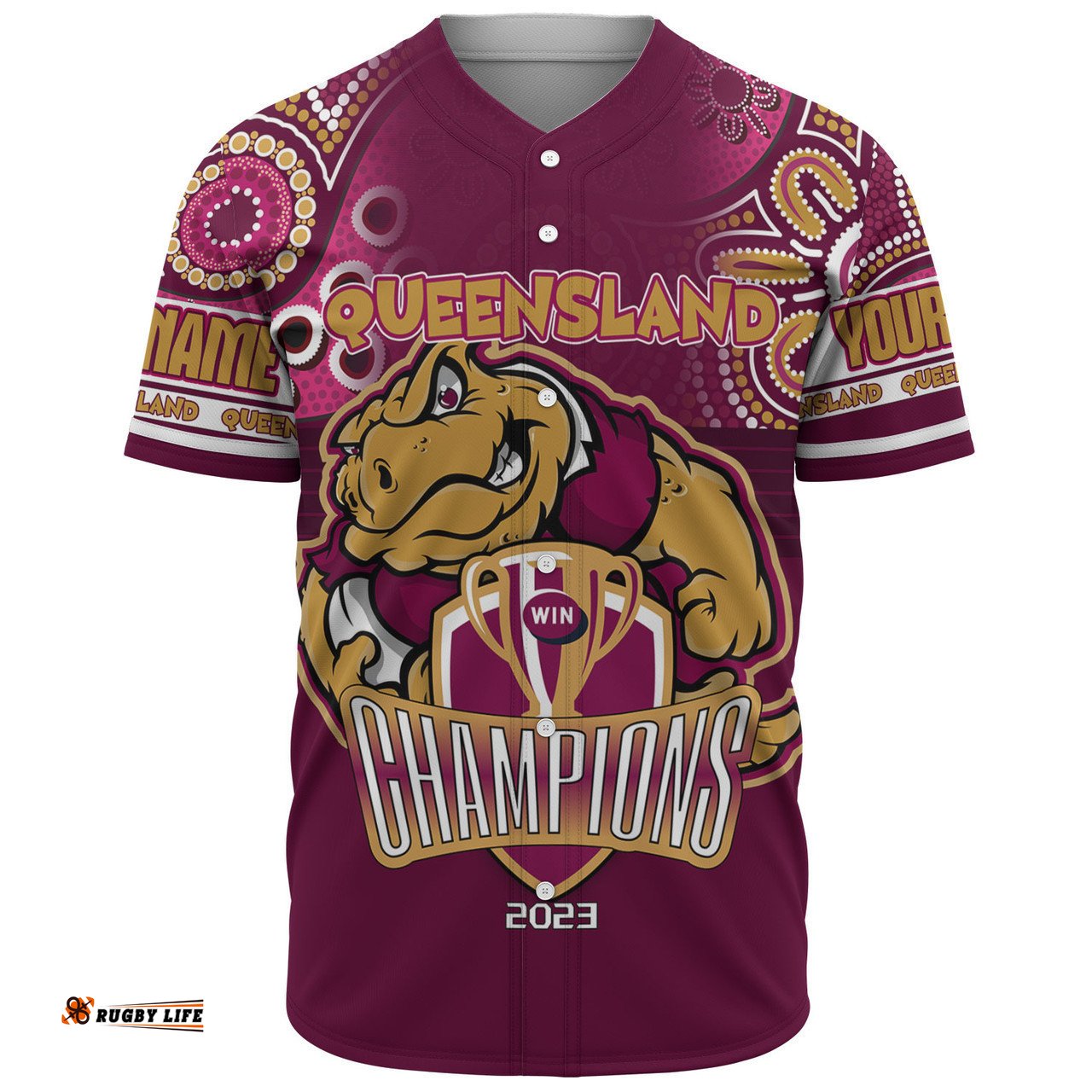 Cane Toads Sport Baseball Shirt - Custom Talent Win Games But Teamwork And Intelligence Win Championships With Aboriginal Style