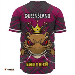 Cane Toads Sport Baseball Shirt - Custom Marron To The Core