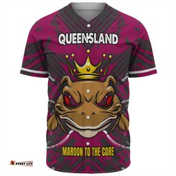 Cane Toads Sport Baseball Shirt - Custom Marron To The Core