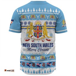 New South Wales Christmas Baseball Shirt - Merry Chrissie Baseball Shirt