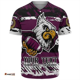 Manly Warringah Sea Eagles Baseball Shirt - Theme Song Inspired