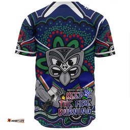 New Zealand Warriors Baseball Shirt Aboriginal Inspired Naidoc Week Custom For Die Hard Fan Supporters