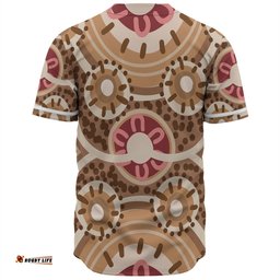 Australia Aboriginal Baseball Shirt - Aboriginal Dot Art Style Painting Inspired Baseball Shirt