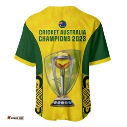 Australia Cricket Baseball Jersey Shirt World Cup Go Champions Indigenous