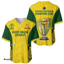 Australia Cricket Baseball Jersey Shirt World Cup Go Champions Indigenous