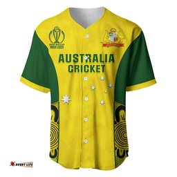 Australia Cricket Baseball Jersey Shirt World Cup Go Champions Indigenous