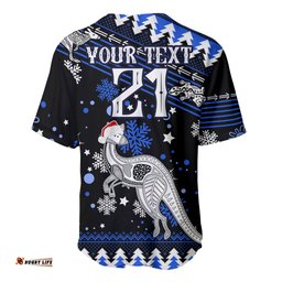 Custom North Kangaroos Football Baseball Jersey Shirt Roos Christmas Vibe