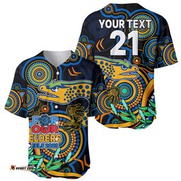 Custom Eels Rugby Aboriginal Art Baseball Jersey Shirt NAIDOC Indigenous Tribal