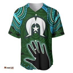 Torest Trait Islands Mix Aboriginal Pattern Baseball Jersey Shirt 05