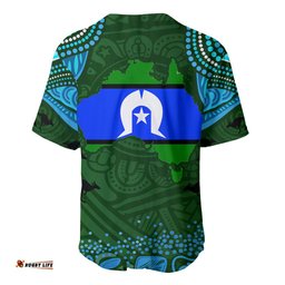 Torest Trait Islands Mix Aboriginal Pattern Baseball Jersey Shirt 05