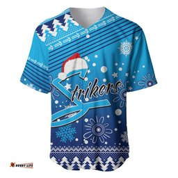 Custom Strikers BBL Baseball Jersey Shirt Christmas Vibe