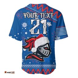 Custom Knights Rugby Baseball Jersey Shirt Chirstmas Vibe