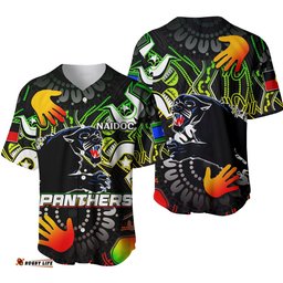 Panthers NAIDOC Aboriginal Baseball Jersey Shirt