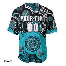 Custom Text And Number Brisbane Heat BBL Baseball Jersey Shirt Aboriginal Patterns