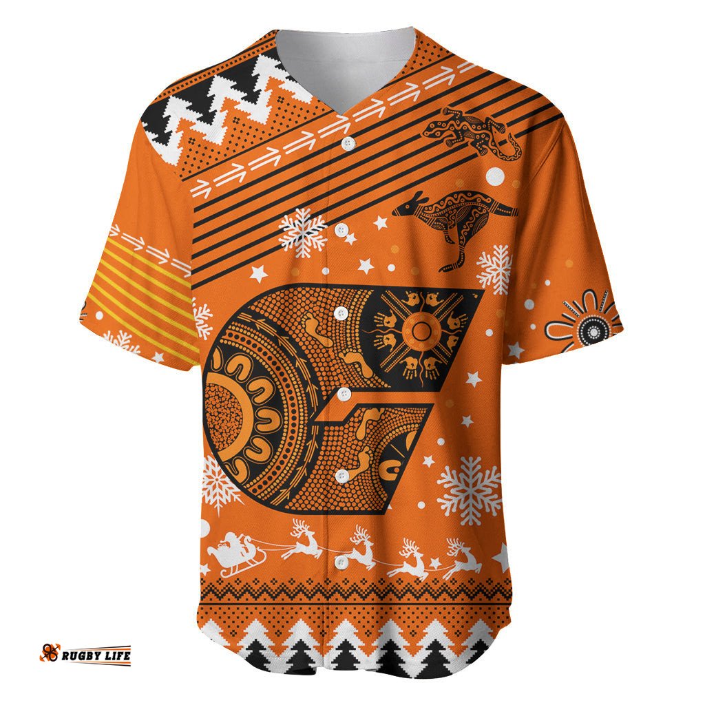 Custom Giants Football Baseball Jersey Shirt Christmas Vibe