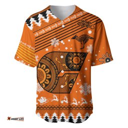 Custom Giants Football Baseball Jersey Shirt Christmas Vibe