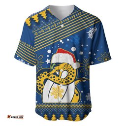 Custom Eels Rugby Baseball Jersey Shirt Chirstmas Vibe
