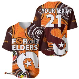 Custom Text And Number Scorchers BBL Baseball Jersey Shirt Aboriginal NAIDOC For Our Elders