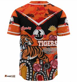 Australia South Western of Sydney Anzac Day Custom Baseball Jersey Shirt South Western of Sydney Anzac Quotes Shirt 06