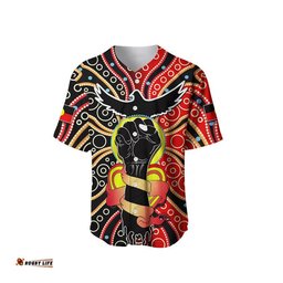 Custom Personalised Aboriginal Lives Matter Baseball Jersey Shirt