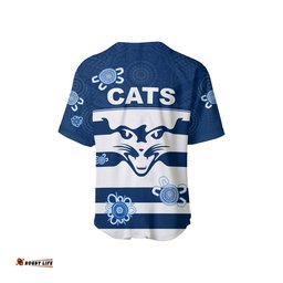 Cats Football Baseball Jersey Shirt Geelong Indigenous