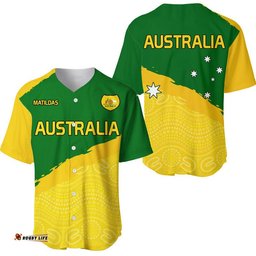 Australia Soccer Baseball Jersey Shirt World Cup Football Matildas Female Socceroos
