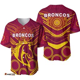 Broncos Indigenous Baseball Jersey Shirt