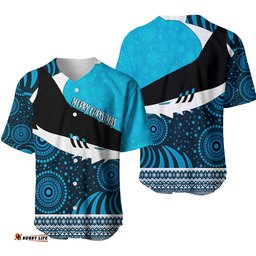 Christmas Aboriginal Art Cronulla Shark Baseball Jersey Shirt