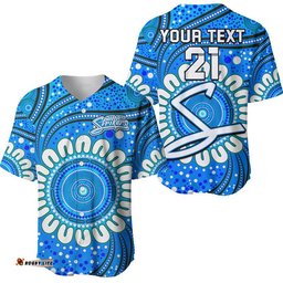 Custom Personalised Adelaide Strikers Cricket Baseball Jersey Shirt Aboriginal