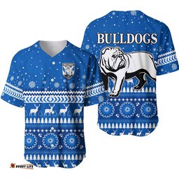 Bulldogs Baseball Jersey Shirt Christmas Canterbury Bankstown