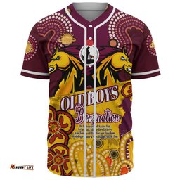 Australia Brisbane Anzac Day Custom Baseball Jersey Shirt Old Boys Bronxnation Shirt 09