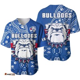 Bulldogs Football Baseball Jersey Shirt Scraggers 1877 Aboriginal Dot Painting Newest Version