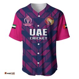 United Arab Emirates Cricket Baseball Jersey Shirt Go UAE Dynamic Version