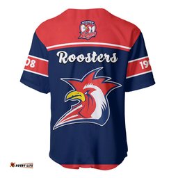 Roosters Rugby Baseball Jersey Shirt Tricolours 1908 Sporty Version