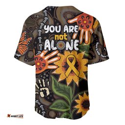 Australia Indigenous Baseball Jersey Shirt You Are Not Alone