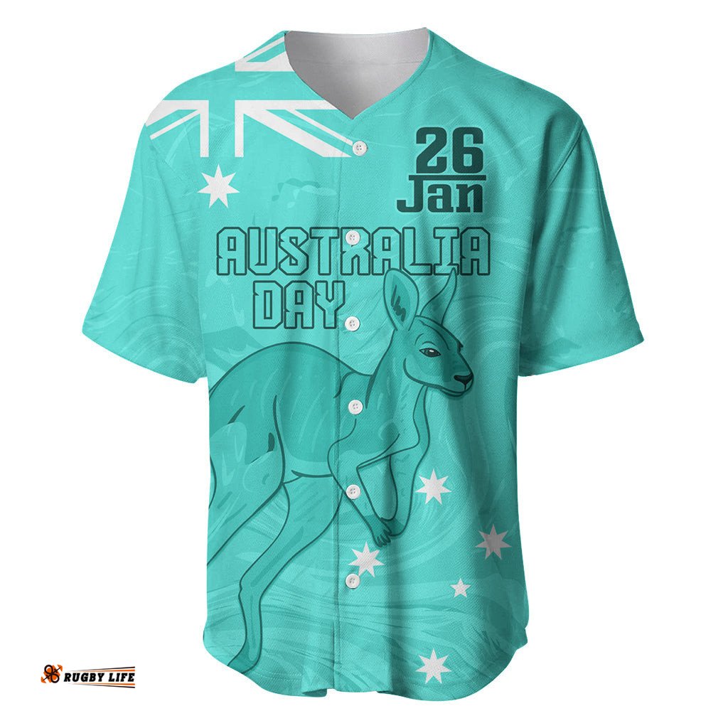 Personalised Matildas Australia Day Baseball Jersey Shirt Proud To Be Tillies Turquoise Version