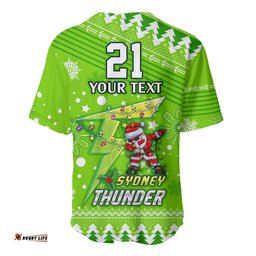 Custom Thunder BBL Baseball Jersey Shirt Christmas Vibe