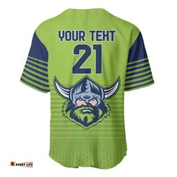 Raiders Rugby Custom Baseball Jersey Shirt The Green Machine Simple Style