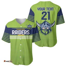 Raiders Rugby Custom Baseball Jersey Shirt The Green Machine Simple Style