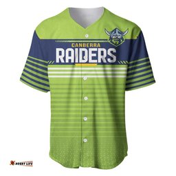 Raiders Rugby Custom Baseball Jersey Shirt The Green Machine Simple Style