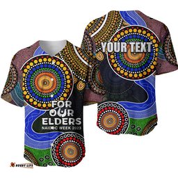 Custom Personalised NAIDOC Week Baseball Jersey Shirt Aboriginal