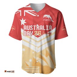 NRL Dolphins Australia Day Custom Baseball Jersey Shirt Sydney Opera House Style