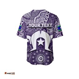 Custom Personalised Dockers Australian Football Torres Strait Islanders Mix Aboriginal Baseball Jersey Shirt